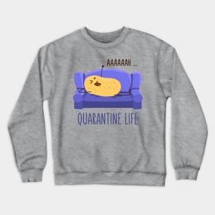 Quarantine Potato Queen Crewneck Sweatshirt